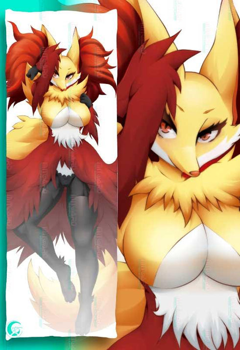 Braixen / Delphox Body pillow case POKEMON Mitgard-Knight